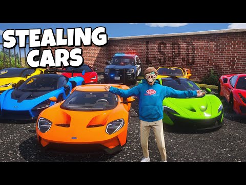 Stealing Cars Back From Cops in GTA RP!