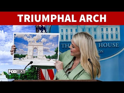 FULL PRESS BRIEFING: White House reveals Triumphal Arch rendering | April 15, 2026