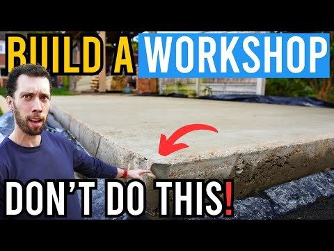The ONLY Way to Concrete Base: Build A Workshop Ep 4