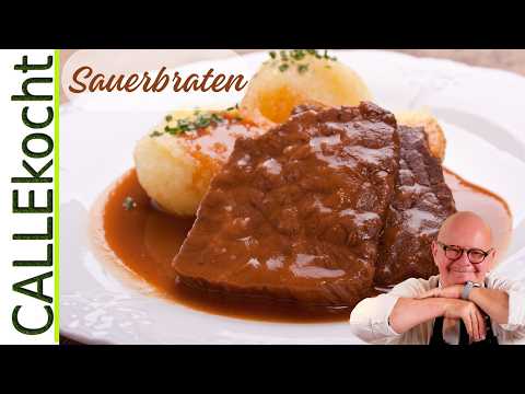 Besten Sauerbraten selber machen - Omas Rezept mit Bratensoße