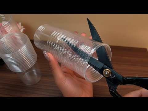 They didn't believe me that I Made this from Plastic cups!🤯 Incredible IDEA from Trash! DIY