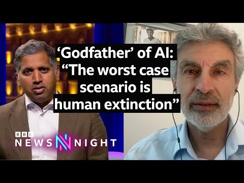 "The worst case scenario is human extinction" - Godfather of AI on "rogue AI"