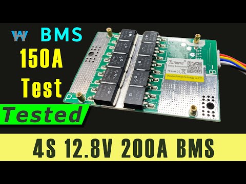Review  of Turmera 4S 12.8V 200A BMS Lithium LiFePo4 Battery Management System | WattHour