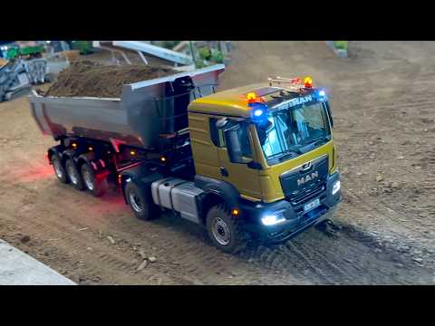 GREAT RC Trucks and RC Machines working at a wonderful Dream-RC-Site!