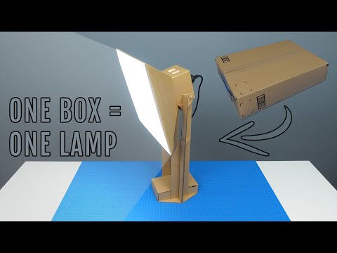 DIY Studio Light from Cardboard - How to Build Your Own!