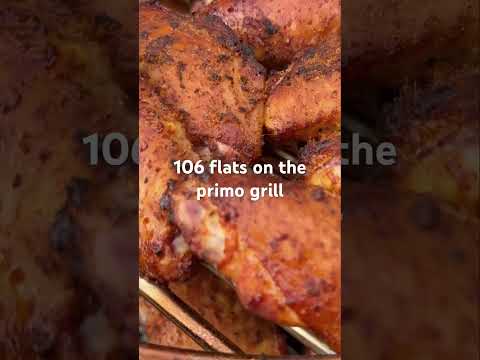 🔥 **Ultimate Chicken Wing Cook on the Primo Oval XL | 106 Wings Packed In!** 🔥