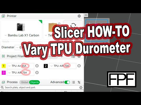 Slicer Tutorial - Varying TPU Durometer in X,Y, or Z