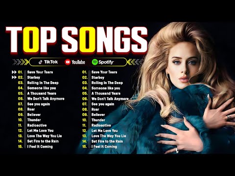 Adele, Maroon 5, The Weeknd, Ed Sheeran, Rihanna, Dua Lipa, Bruno Mars 🍁 Billboard Top 50 This Week