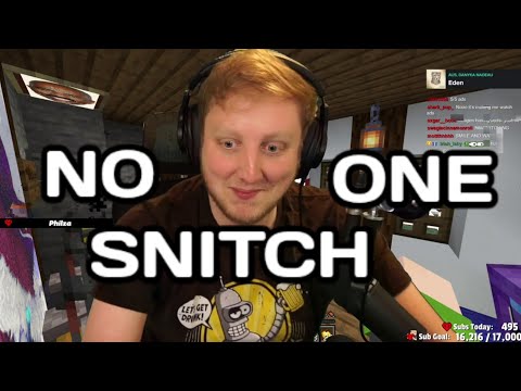 Philza accidentally blew up Techno's house... (Dream SMP)