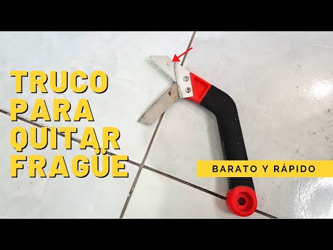 ¿Cómo cambiar el FRAGÜE de la cerámica de baño? Quitarlo en MURO o PISO - PROYECTO SUSTENTABLE ÑAMKU