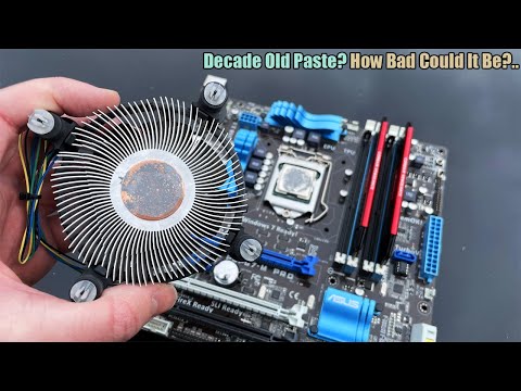 I don't think the thermal paste has ever been replaced...