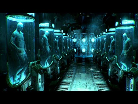 В будущем из за глобальной катастрофы люди вынуждены жить под землёй...