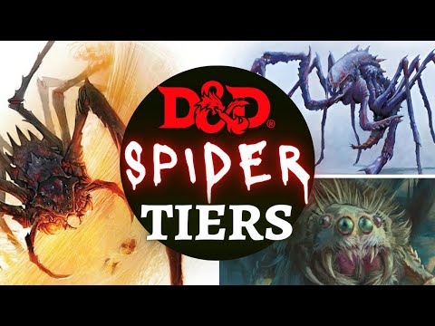 D&D MONSTER RANKINGS - SPIDERS