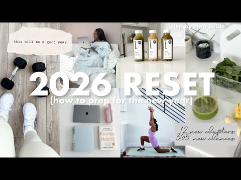 How to PREP FOR 2026 | tips to recharge, reset, restart & become the best version of yourself NOW