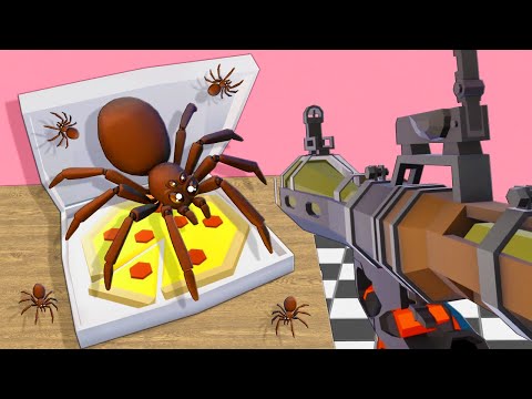 Using an RPG to Try to Squish Spiders... (Kill it With Fire VR)
