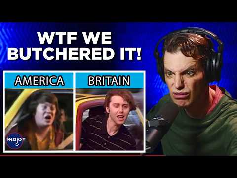 American Reacts to Top 10 Awful American Remakes of Great British Scenes!
