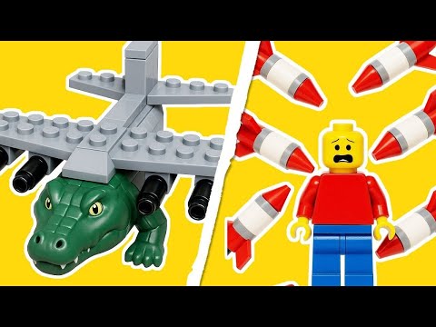 I tested LEGO weapons on a minifigure