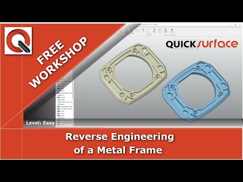Workshop: Reverse Engineering a Metal Frame | QUICKSURFACE Beginner Workshop