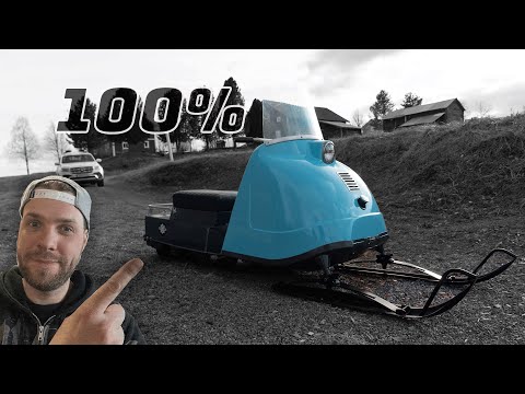 DEN ÄR KLAR! | Renoverar Veteran Skoter / Sno-tric SC 11 EP 7 |