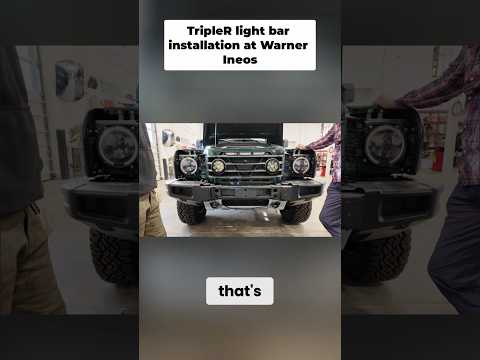 Sleek Hidden Light Bar Install: Ultimate Truck Mod! #shorts