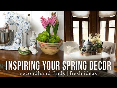 Cozy Vintage Spring Decor Ideas 🌿 Thrifted Finds That Changed My Home!
