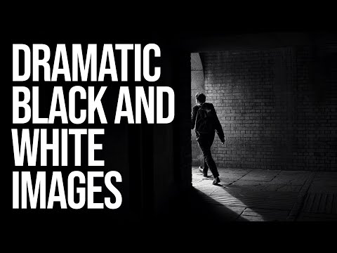 How I create Dramatic Black and White images for Instagram