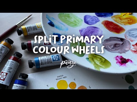 🎨 6 Colours, 3 Colour Wheels | Split Primary Palette Colour Theory
