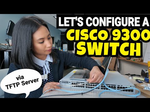 Configuring CISCO 9300 Switch at work | (via TFTP Server) CISCO commands, real world best practice
