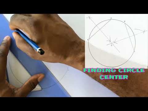 Find the CENTER of a CIRCLE