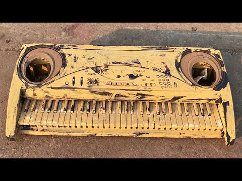 Abandoned  Digital Piano CASIO Restoration // Restore Old Electric Piano Keyboard Organ