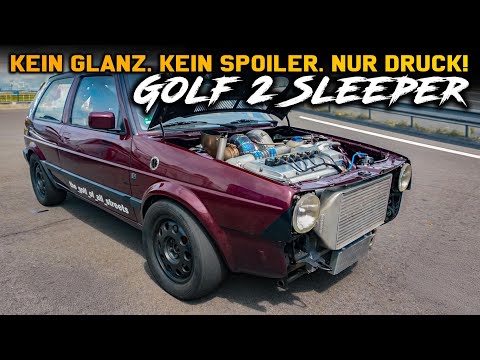 Straßenrennen Killer - 1400PS Sleeper Golf 2 mit Drag Racing Technik