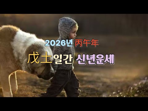 2026년 丙午年 戊土일간 일간별 신년운세 [상담및교육문의 : 010-4983-7972]