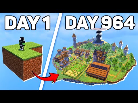 I BUILT the BIGGEST ISLAND in SKYBLOCK Minecraft