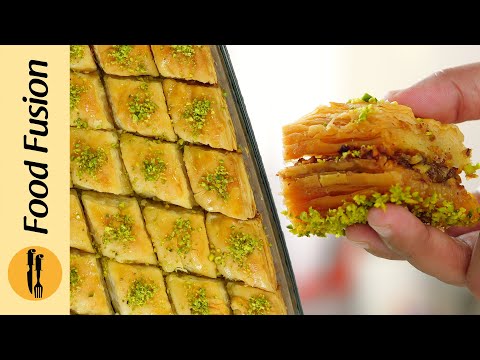 Bakhlava From Homemade Phyllo Dough Recipe by Food Fusion