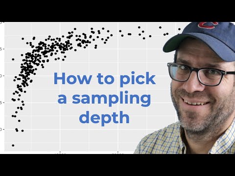 How to find the best sampling depth for rarefaction (CC202)