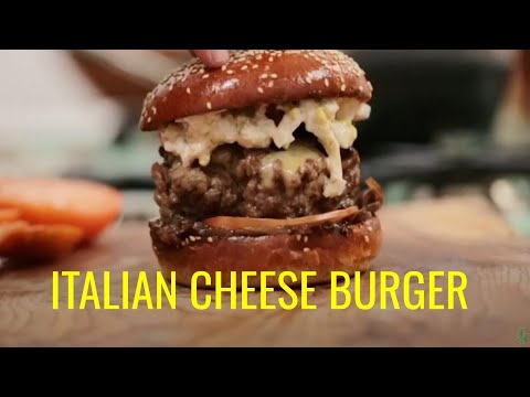 Gennaro and Jamie's Italian Cheese Burger