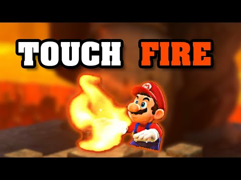 How fast can you touch fire in every Mario game?