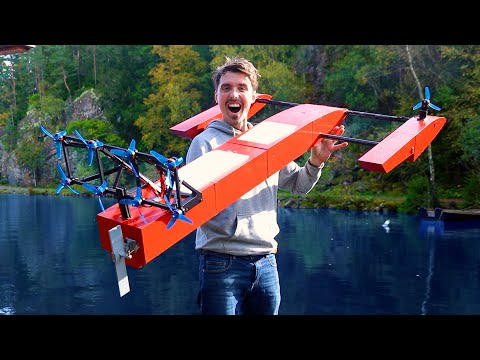 10 Drone Motors on 3D Printed Boat
