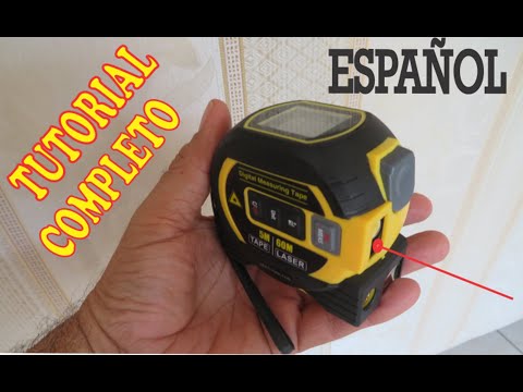 LASER MEASURING TAPE. TUTORIAL.