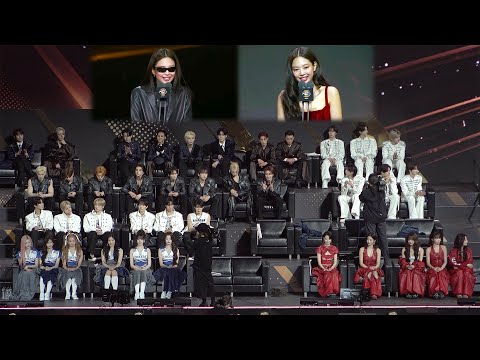 BLACKPINK JENNIE  제니 수상 소감 모음🏆Reaction[Stray Kids ATEEZ IVE Le Sserafim CORTIS NCT WISH TWS]/GDA2026