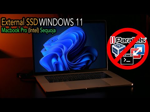 Install Windows 11 on an external SSD for Intel Mac - no VM, no Microsoft login, no command - easy!