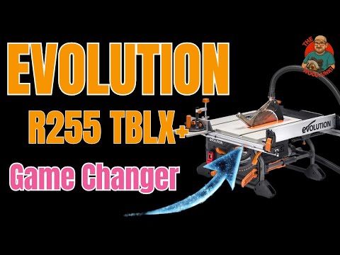GAME CHANGER Table Saw With AMAZING FEATURES! Evolution R255TBLX+ 