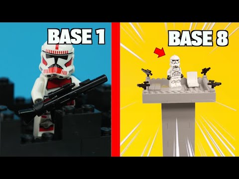 I Built CLONE BASES for EVERY CLONE TROOPER