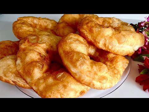 Just flour and hot water and prepare this delicious recipe ! WITHOUT EGGS and WITHOUT MILK , ASMR