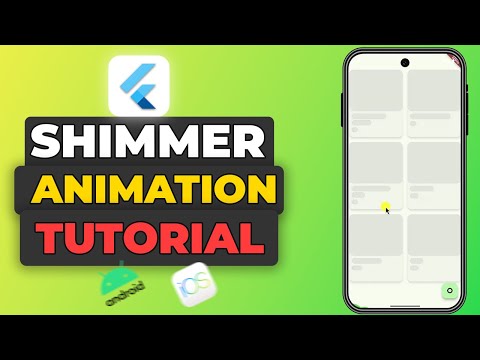 Flutter Shimmer Animation Tutorial | Skeleton Loading Animations For Widgets