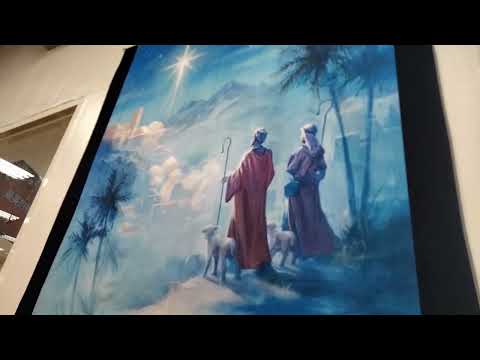 12月14日彰化秀水基督長老教會主聚會之後的聖誕節練歌