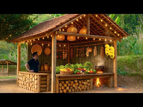 Young chef crazy challenge: Resurrect an old house and live self-sufficiently in the wilderness.