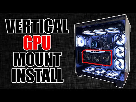 I Vertically Mounted my Graphics Card in the NZXT H9 Flow PC Case
