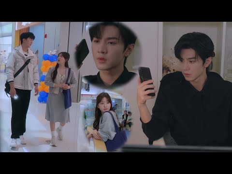 she is date with a handsome boy, Jiaxu was jealous,left all his work to find her