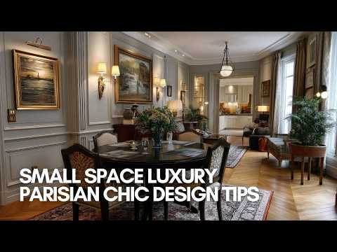 Small Space Luxury | Parisian Chic Design Tips That Boost Small Home Value